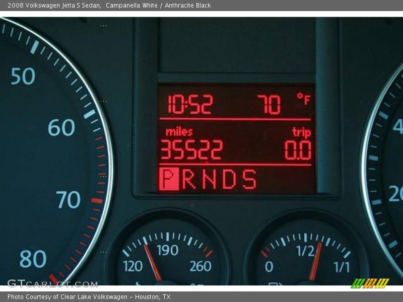 Campanella White / Anthracite Black 2008 Volkswagen Jetta S Sedan