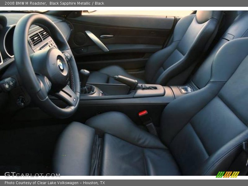 Black Sapphire Metallic / Black 2008 BMW M Roadster