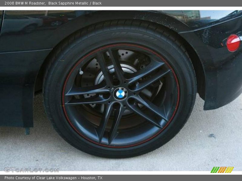 Black Sapphire Metallic / Black 2008 BMW M Roadster