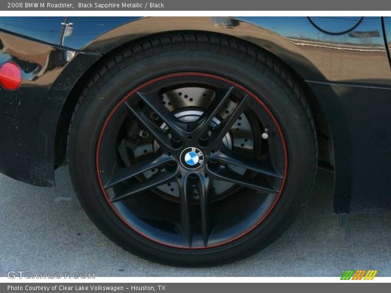 Black Sapphire Metallic / Black 2008 BMW M Roadster