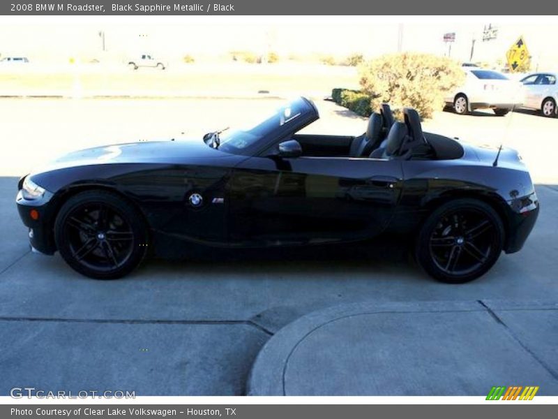Black Sapphire Metallic / Black 2008 BMW M Roadster