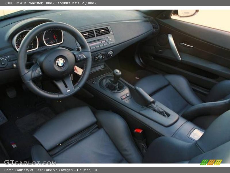 Black Sapphire Metallic / Black 2008 BMW M Roadster