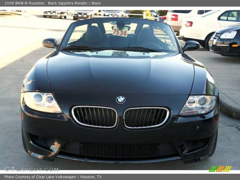 Black Sapphire Metallic / Black 2008 BMW M Roadster