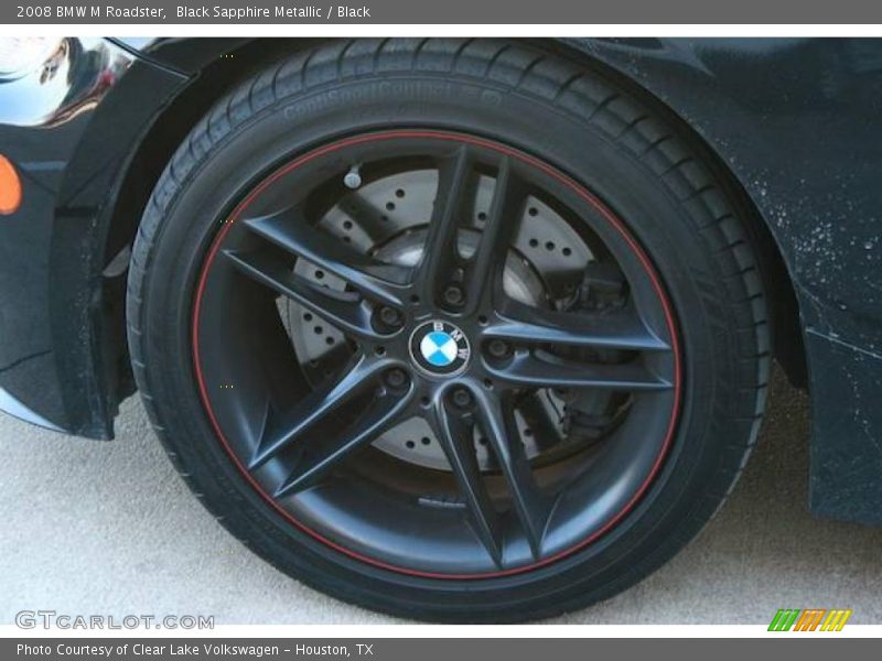 Black Sapphire Metallic / Black 2008 BMW M Roadster