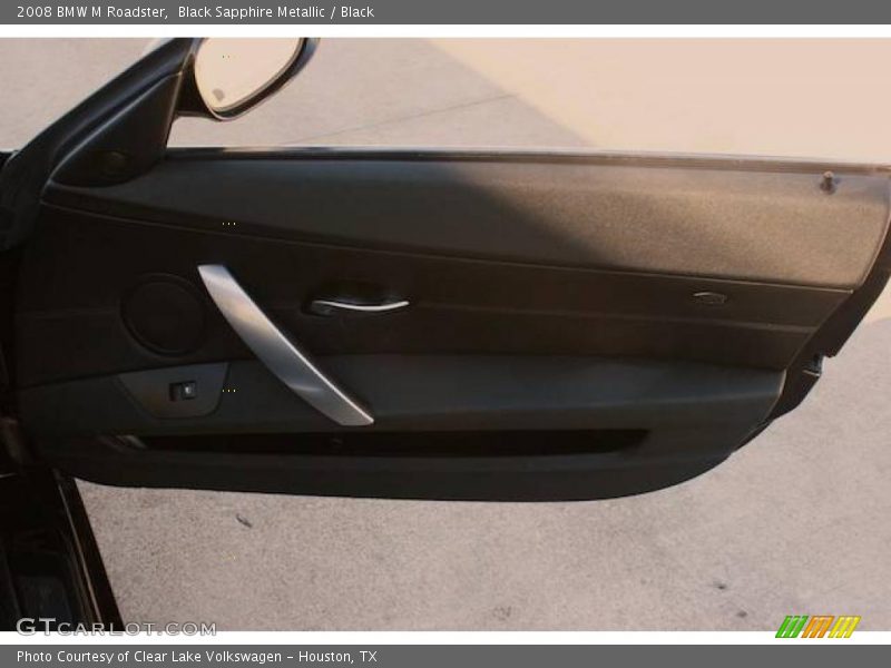 Black Sapphire Metallic / Black 2008 BMW M Roadster