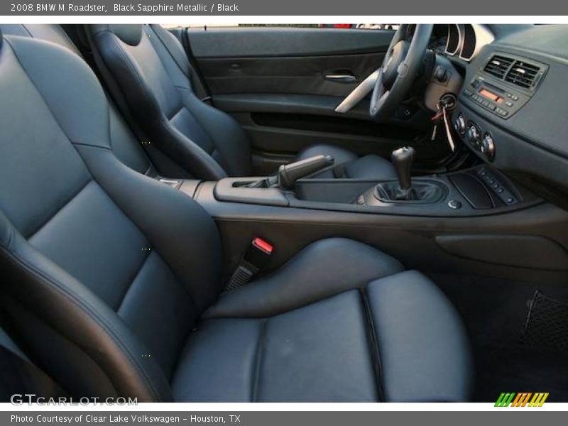 Black Sapphire Metallic / Black 2008 BMW M Roadster