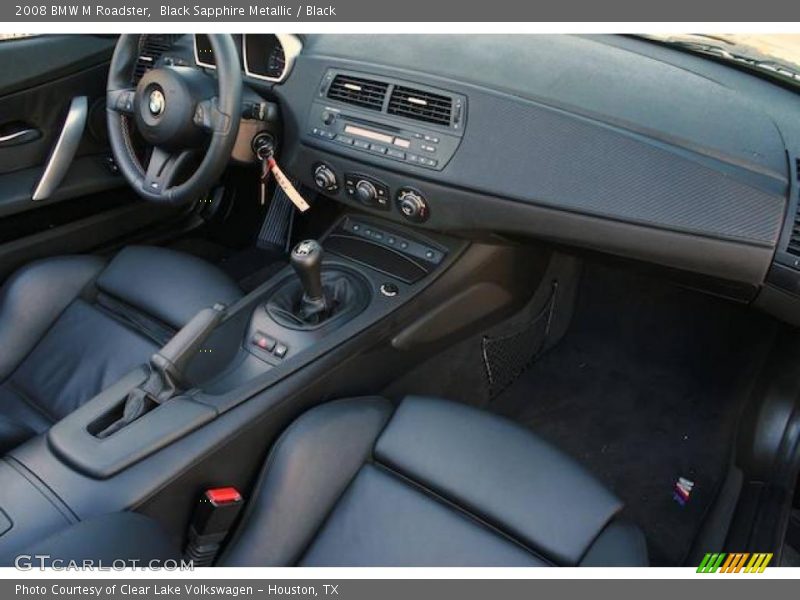 Black Sapphire Metallic / Black 2008 BMW M Roadster