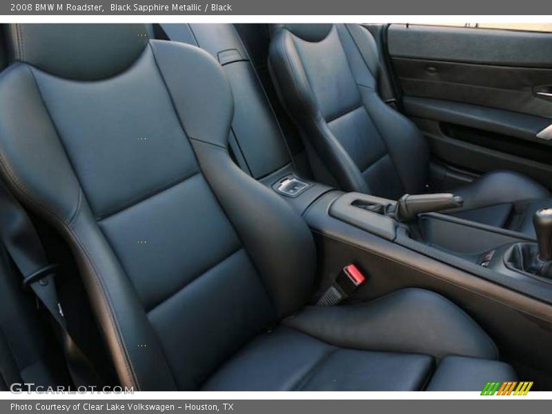 Black Sapphire Metallic / Black 2008 BMW M Roadster