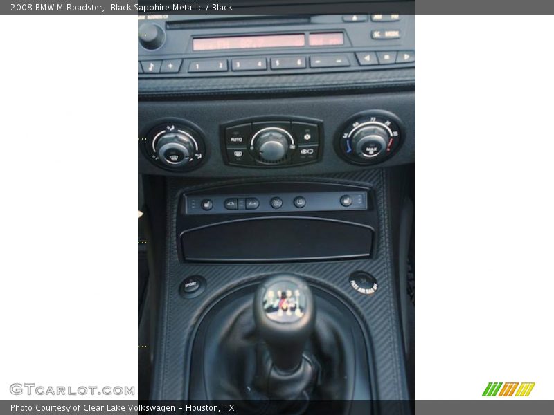 Black Sapphire Metallic / Black 2008 BMW M Roadster