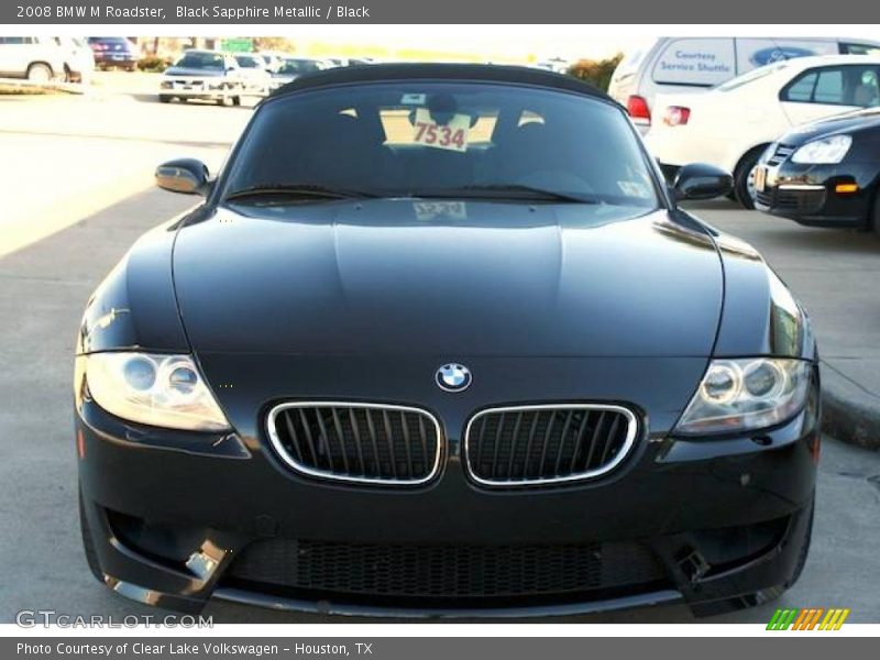 Black Sapphire Metallic / Black 2008 BMW M Roadster