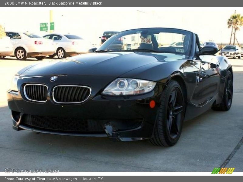 Black Sapphire Metallic / Black 2008 BMW M Roadster