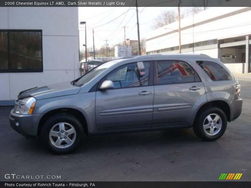 Dark Silver Metallic / Light Gray 2006 Chevrolet Equinox LT AWD