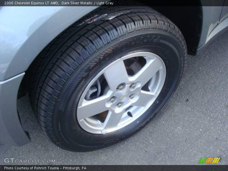 Dark Silver Metallic / Light Gray 2006 Chevrolet Equinox LT AWD