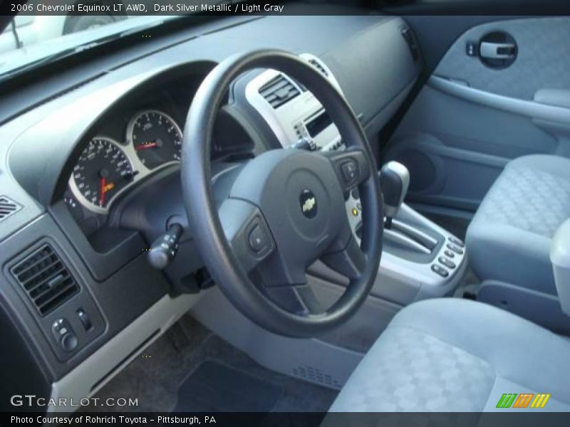 Dark Silver Metallic / Light Gray 2006 Chevrolet Equinox LT AWD