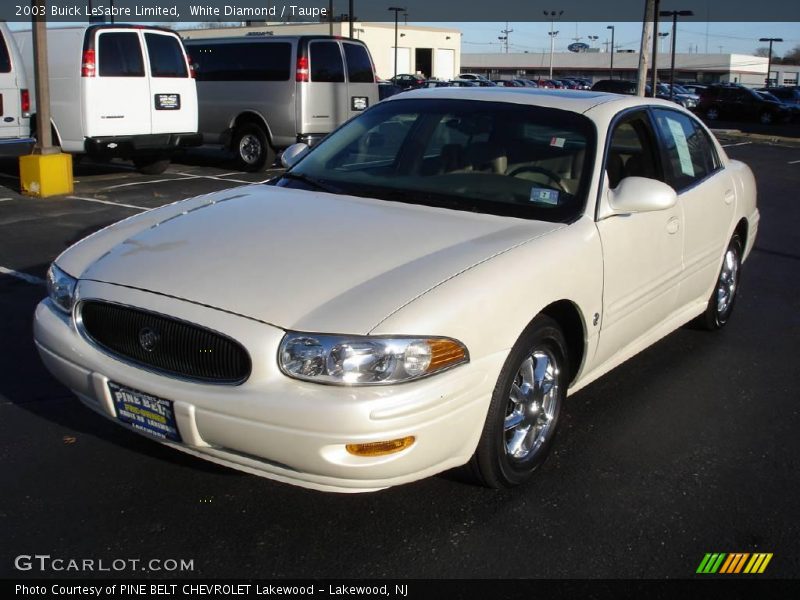 White Diamond / Taupe 2003 Buick LeSabre Limited
