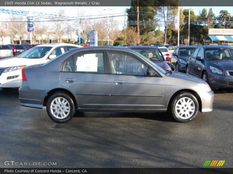 Magnesium Metallic / Gray 2005 Honda Civic LX Sedan