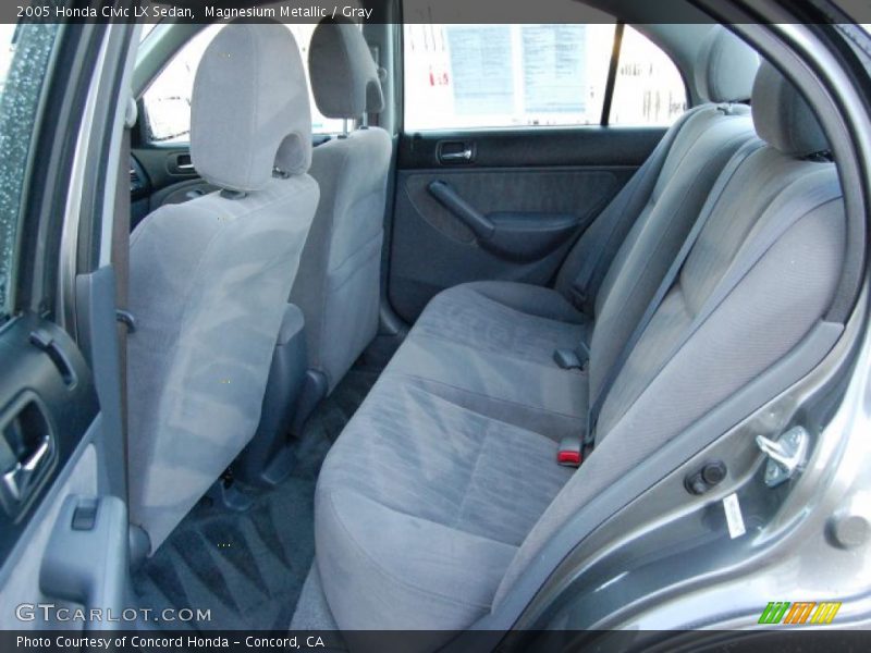 Magnesium Metallic / Gray 2005 Honda Civic LX Sedan