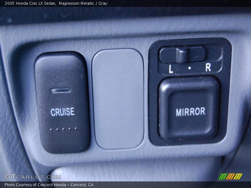 Magnesium Metallic / Gray 2005 Honda Civic LX Sedan