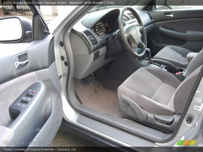 Alabaster Silver Metallic / Gray 2006 Honda Accord Value Package Sedan