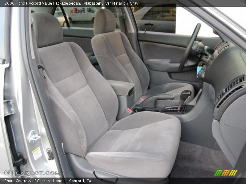 Alabaster Silver Metallic / Gray 2006 Honda Accord Value Package Sedan