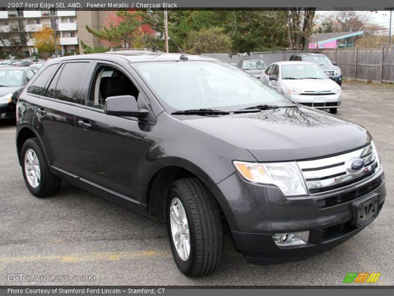 Pewter Metallic / Charcoal Black 2007 Ford Edge SEL AWD