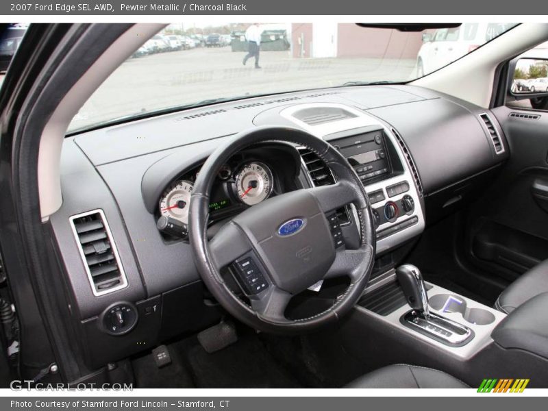 Pewter Metallic / Charcoal Black 2007 Ford Edge SEL AWD