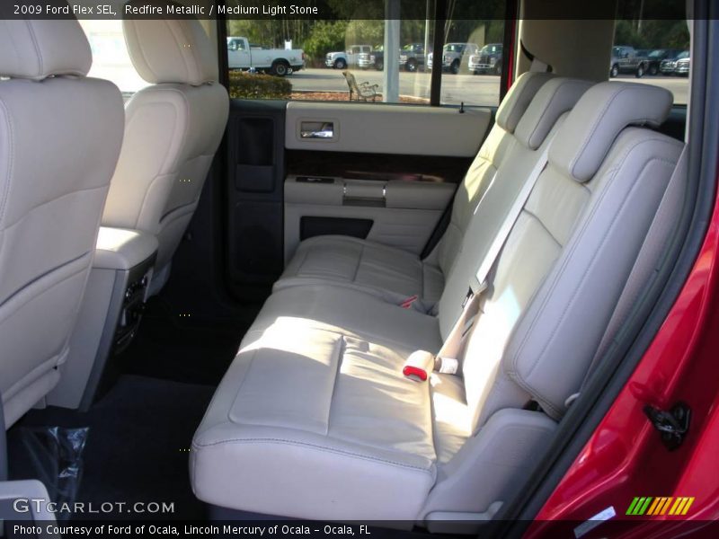 Redfire Metallic / Medium Light Stone 2009 Ford Flex SEL