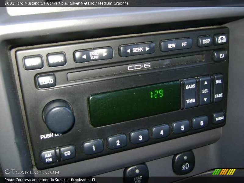 Silver Metallic / Medium Graphite 2001 Ford Mustang GT Convertible