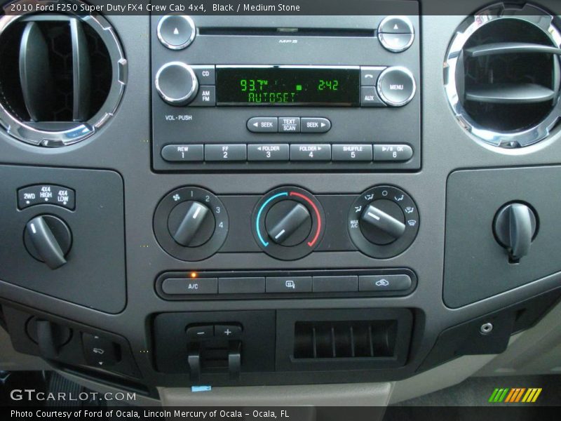 Black / Medium Stone 2010 Ford F250 Super Duty FX4 Crew Cab 4x4