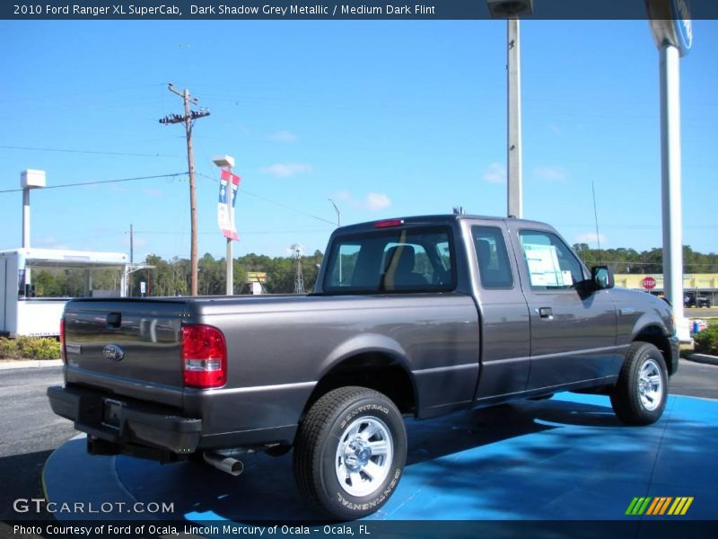 Dark Shadow Grey Metallic / Medium Dark Flint 2010 Ford Ranger XL SuperCab