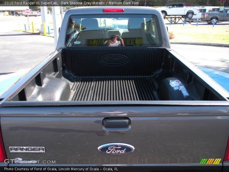 Dark Shadow Grey Metallic / Medium Dark Flint 2010 Ford Ranger XL SuperCab