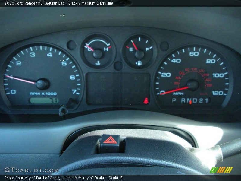 Black / Medium Dark Flint 2010 Ford Ranger XL Regular Cab