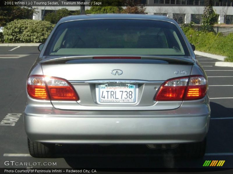 Titanium Metallic / Sage 2001 Infiniti I 30 Touring Sedan