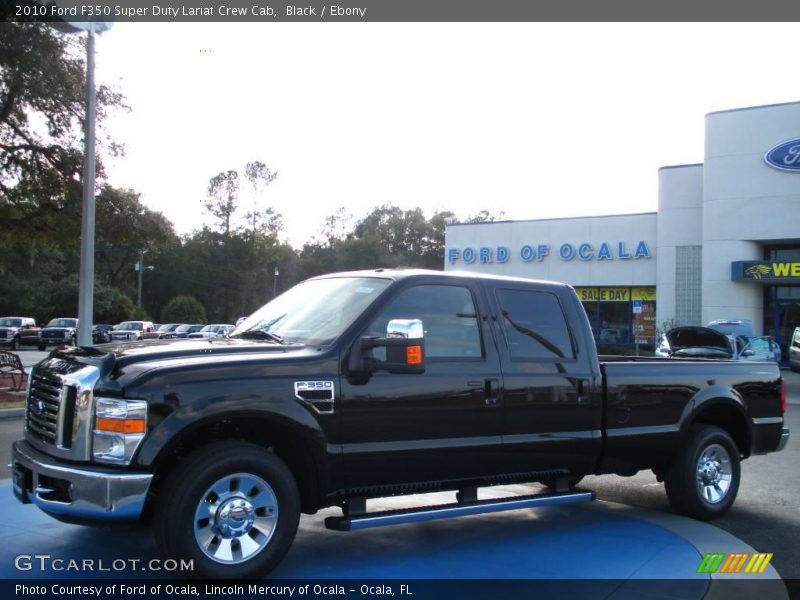 Black / Ebony 2010 Ford F350 Super Duty Lariat Crew Cab