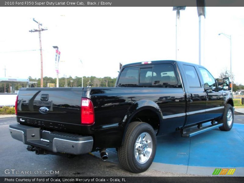Black / Ebony 2010 Ford F350 Super Duty Lariat Crew Cab