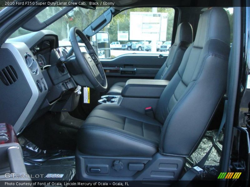 Black / Ebony 2010 Ford F350 Super Duty Lariat Crew Cab
