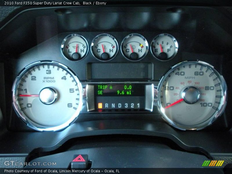 Black / Ebony 2010 Ford F350 Super Duty Lariat Crew Cab