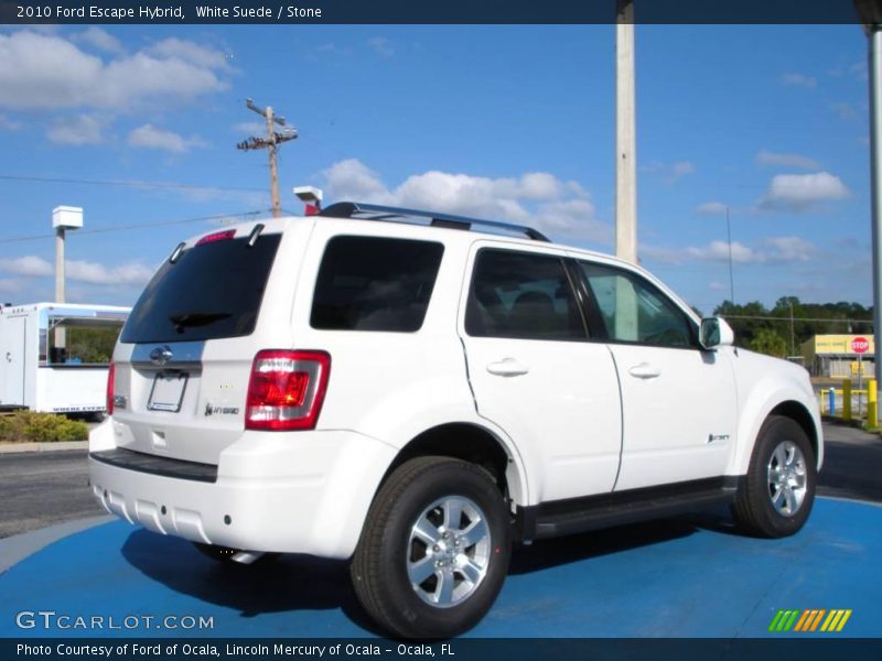 White Suede / Stone 2010 Ford Escape Hybrid