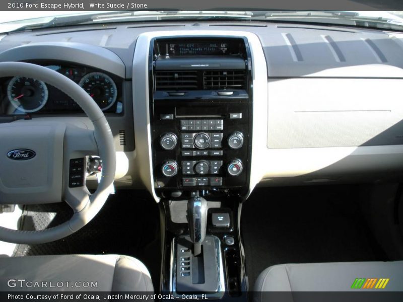 White Suede / Stone 2010 Ford Escape Hybrid