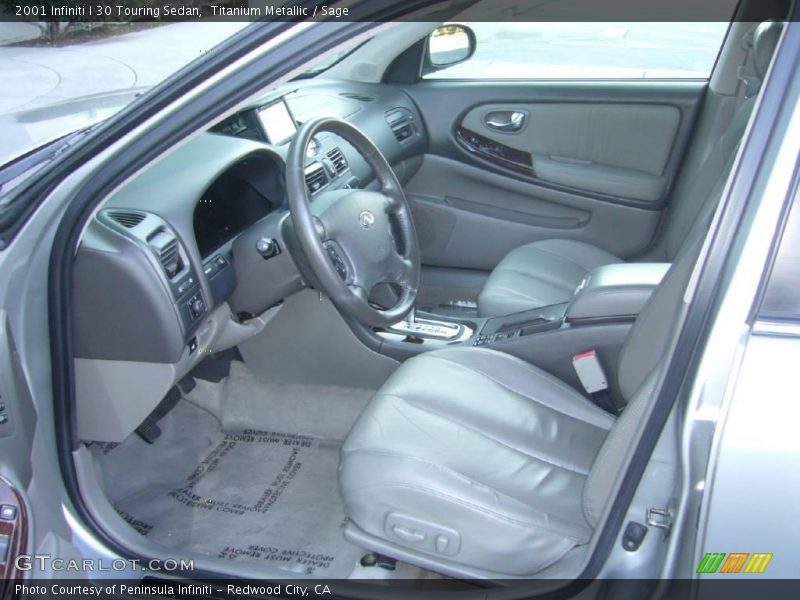Titanium Metallic / Sage 2001 Infiniti I 30 Touring Sedan