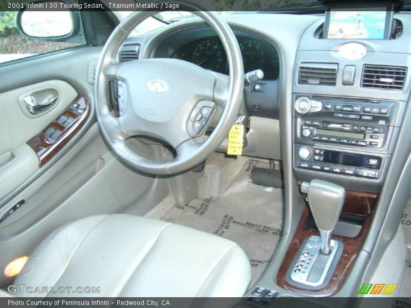 Titanium Metallic / Sage 2001 Infiniti I 30 Touring Sedan