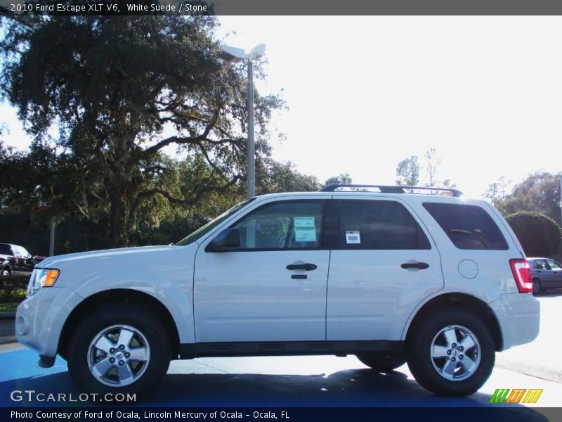 White Suede / Stone 2010 Ford Escape XLT V6