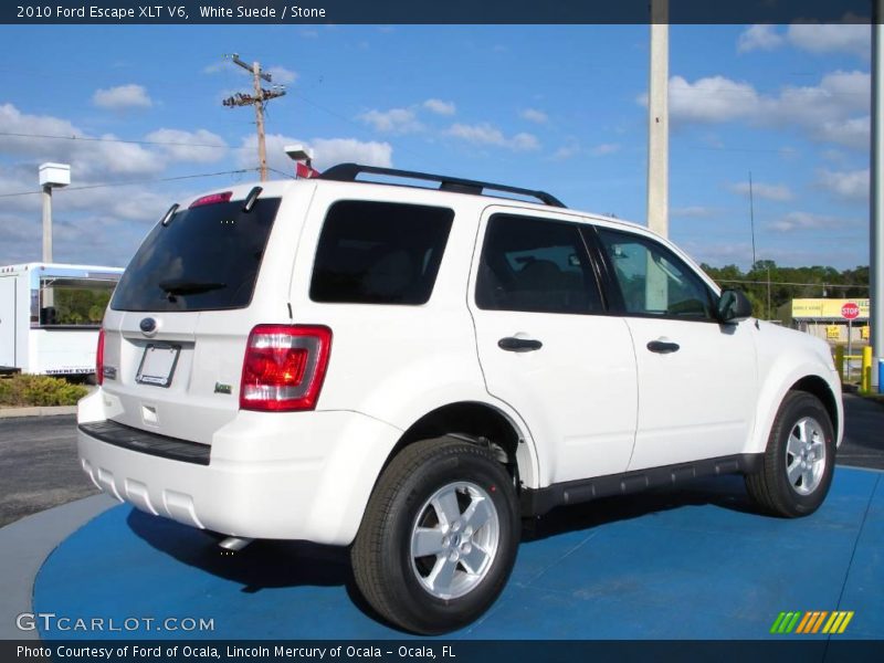 White Suede / Stone 2010 Ford Escape XLT V6