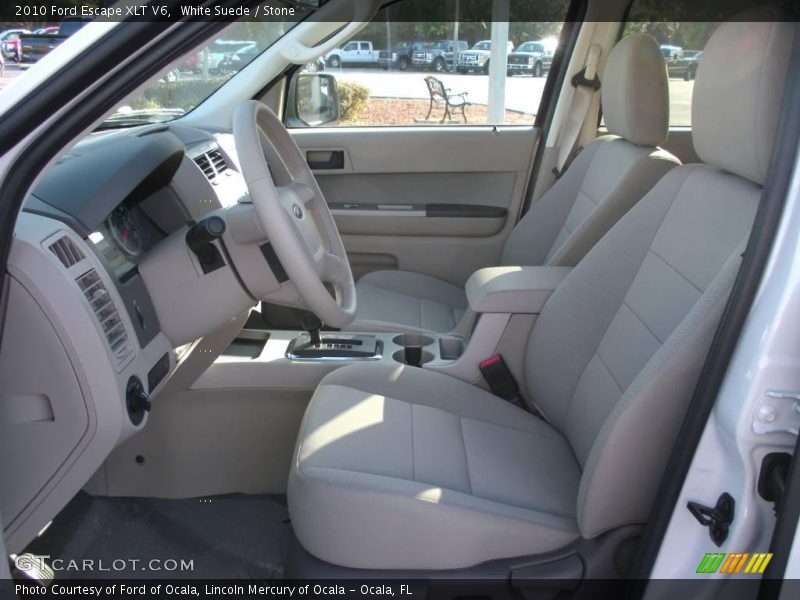 White Suede / Stone 2010 Ford Escape XLT V6