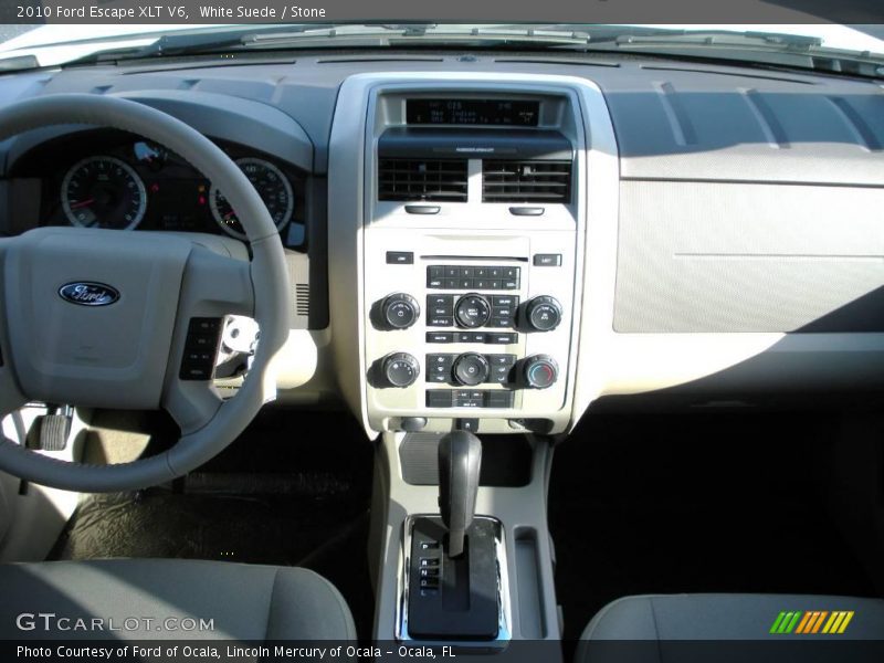 White Suede / Stone 2010 Ford Escape XLT V6