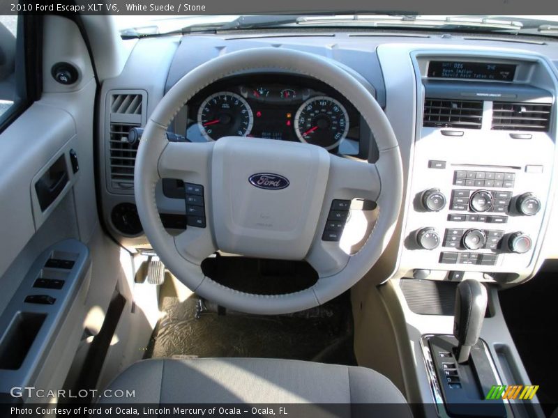 White Suede / Stone 2010 Ford Escape XLT V6