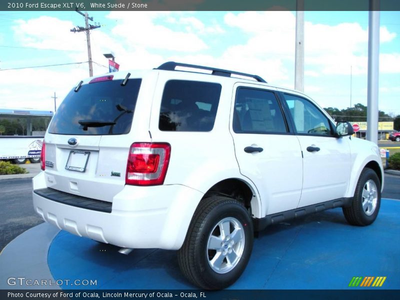 White Suede / Stone 2010 Ford Escape XLT V6