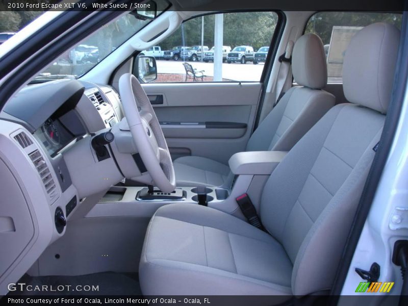 White Suede / Stone 2010 Ford Escape XLT V6