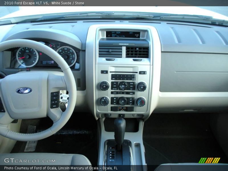 White Suede / Stone 2010 Ford Escape XLT V6