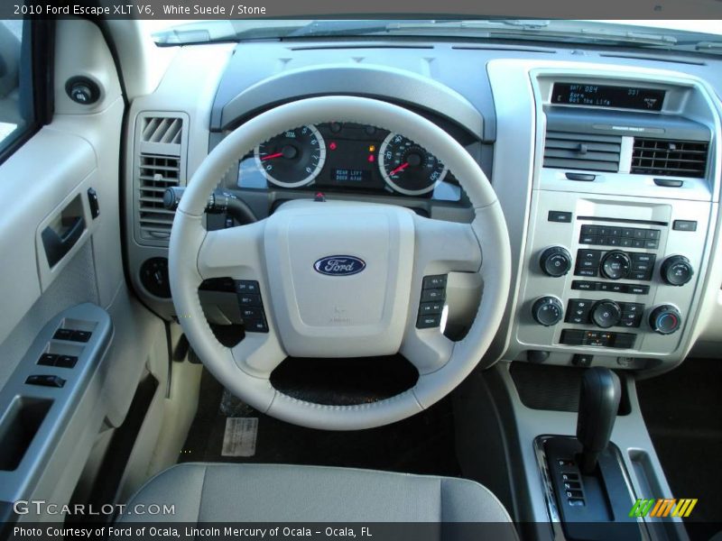 White Suede / Stone 2010 Ford Escape XLT V6